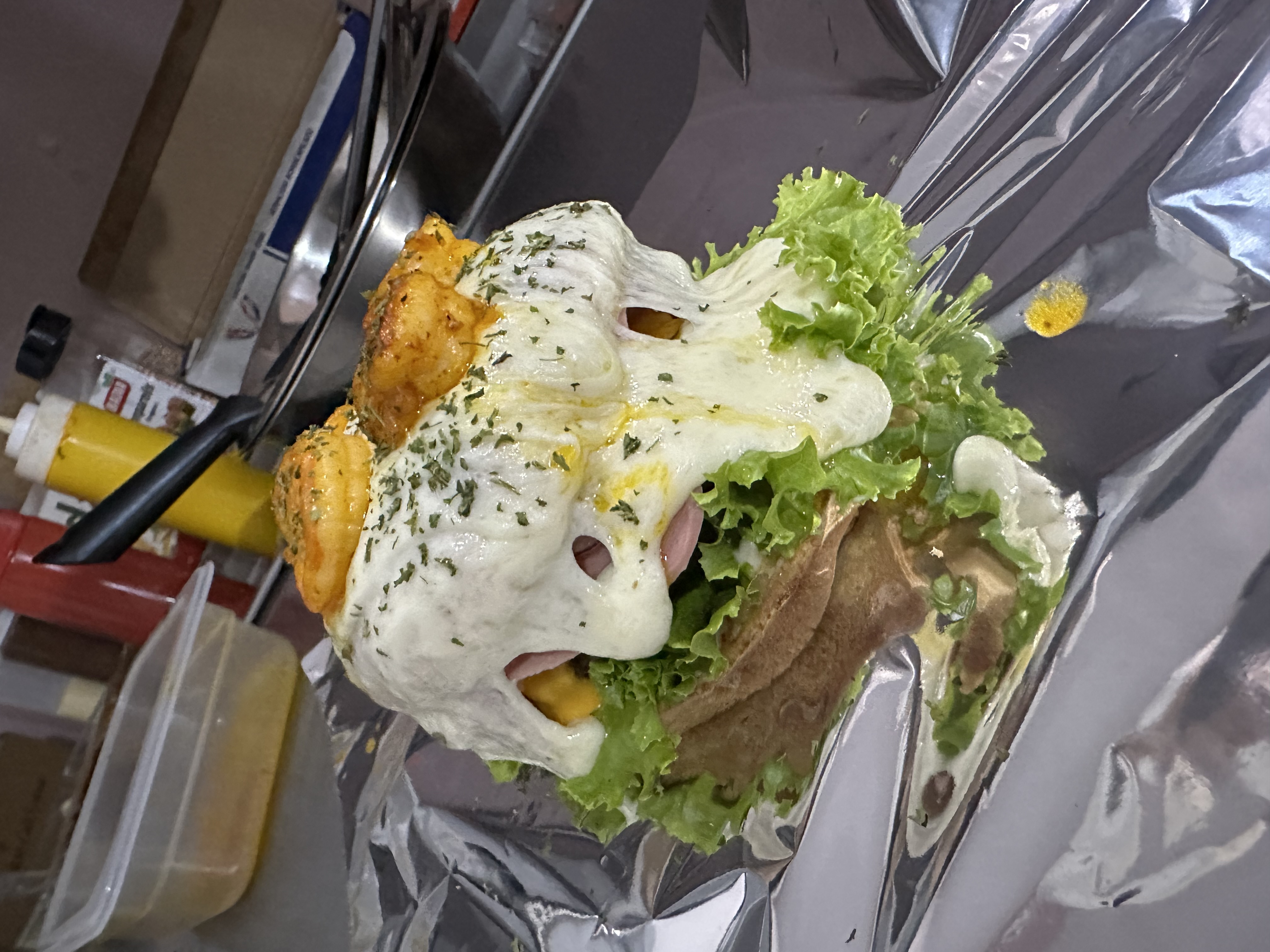 Camarón mas papas y refresco