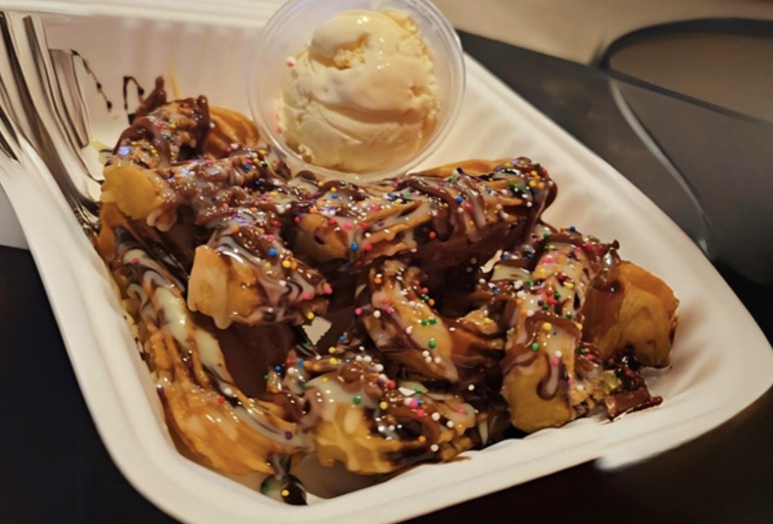 Churros con sabor a helados a elegir