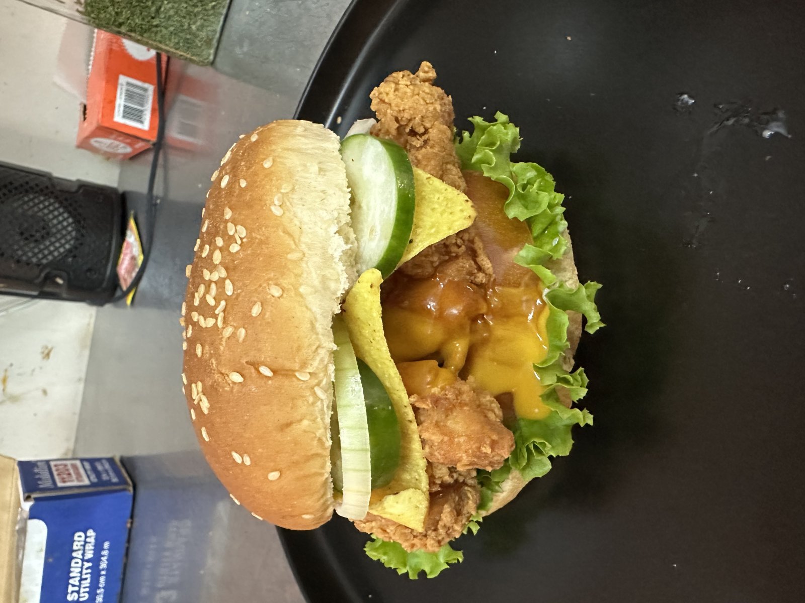 Cambio de torta por pollo